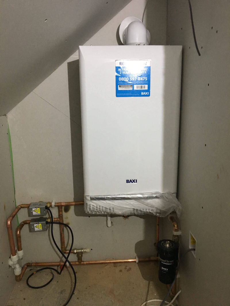 Baxi System boiler installation