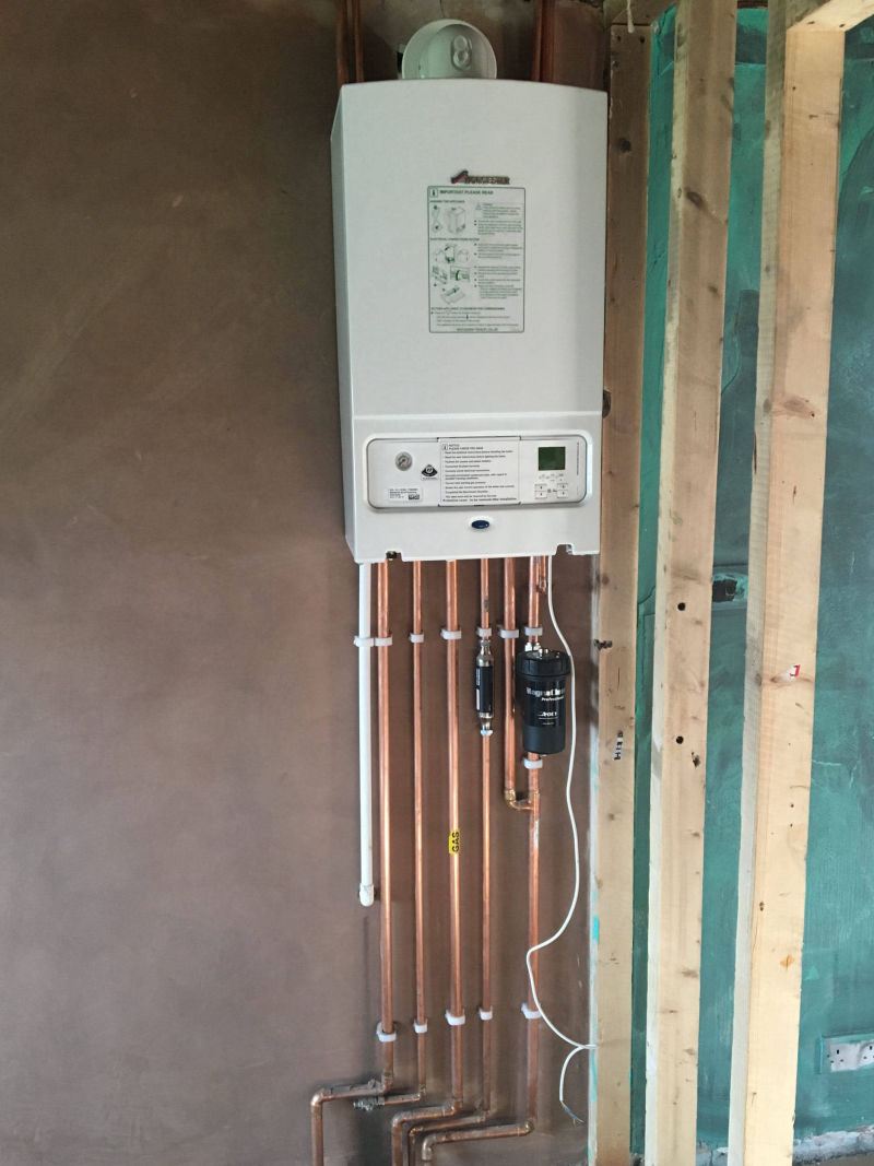 New Worcester combi boiler installation